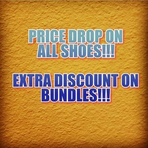 PRICE DROP ON ALL SHOES- as low as $4!!!
